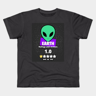 Earth Alien Rating Kids T-Shirt